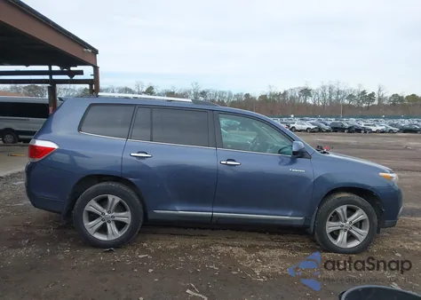 2012 Toyota Highlander Limited V6 z USA, uszkodzony, nr VIN 5TDDK3EH2CS118726